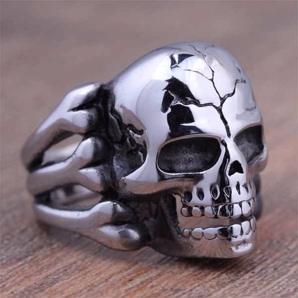 European And American Fashion Personality Skull Man Domineering Titanium Ring