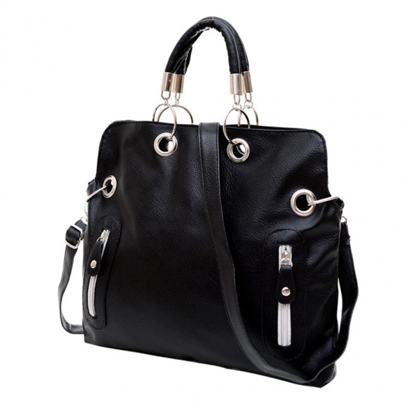Women's Synthetic Leather Handbag Shoulder Messenger Bag