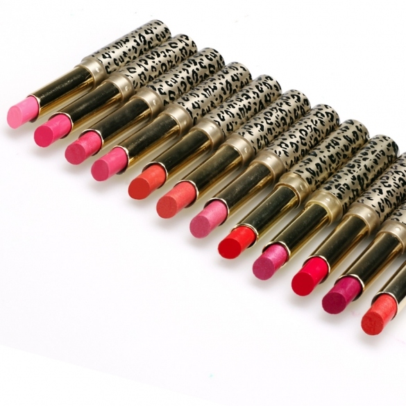 High Quality Fashion Women Sexy 12 Colors Moisture Charming Shimmer Matte Lipstick Set