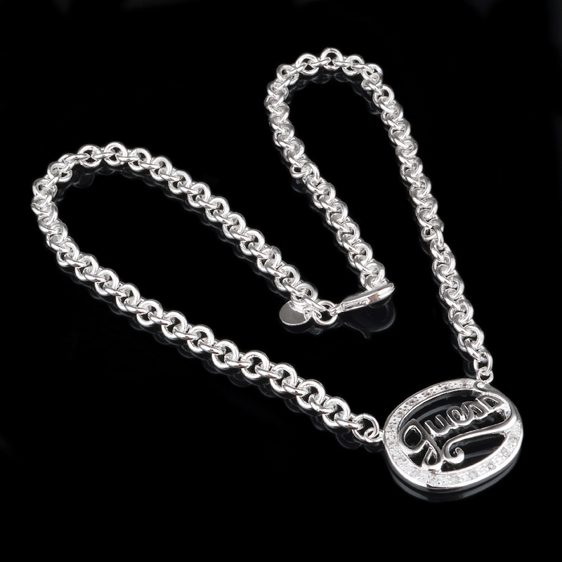 Korean Fashion Exquisite Personalized Silver-plated Silver Egg-shaped Necklace
