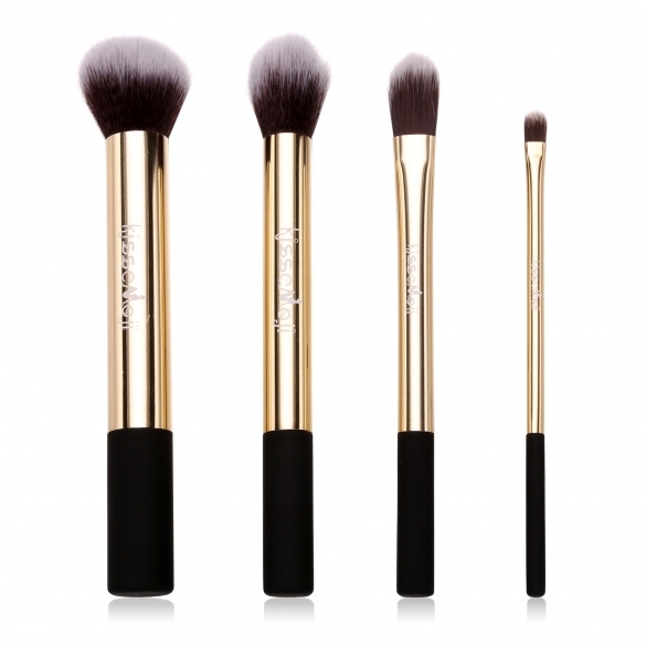 Kissemoji Collection Set 4pcs Foundation brush makeup kit set