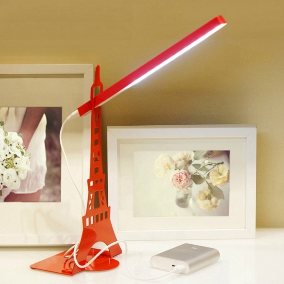 Fashion Modern Adjustable 3W Natural LED Eye-protection Table Lamp Work Study Desk Lamp