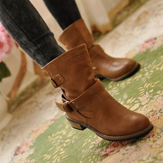 Martin boots leather short best sale martin british casual boots