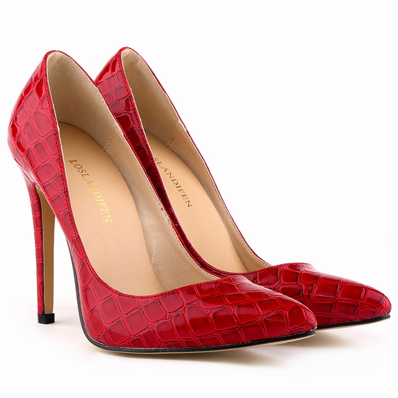 Crocodile print heels cheap