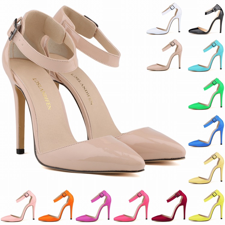 Casual Patchwork Pointed Out Door Shoes (Heel Height 4.33in) Casual Patchwork Pointed Out Door Shoes (Heel Height 4.33in)