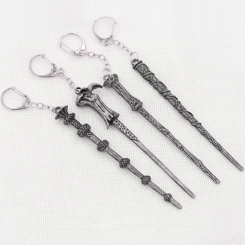 Alloy Ornament Magic Wand Key Ring on Luulla