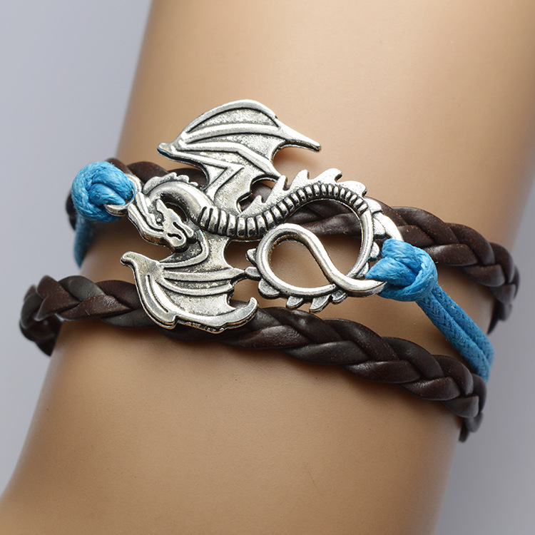 Personality Dragon Multilayer Woven Bracelet