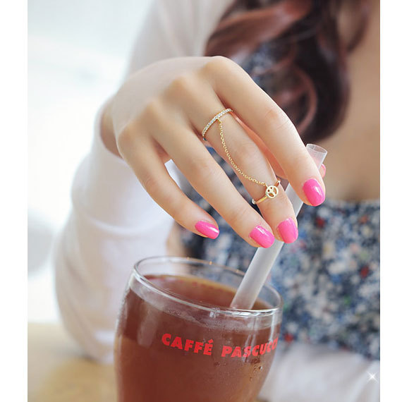 Beautiful Double Ring Multi Finger Ring On Luulla