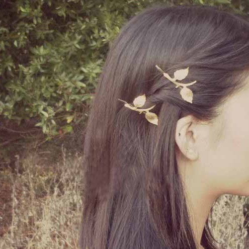 Exquisite Fashion Leaves Hair Clips