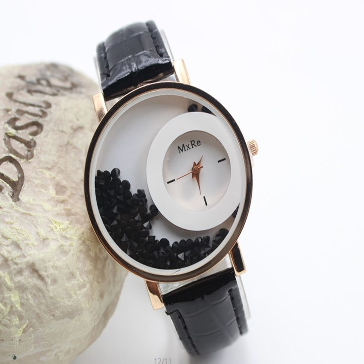 Classic Candy Color Quicksand Snake Skin Watch