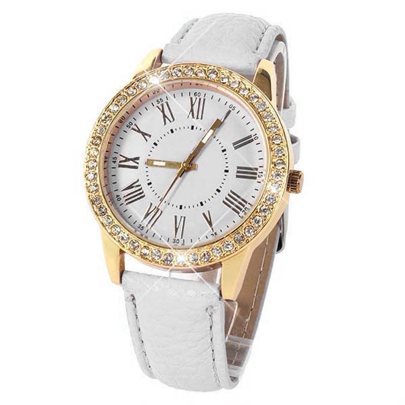 Fashion Roman Crystal Quartz Watch