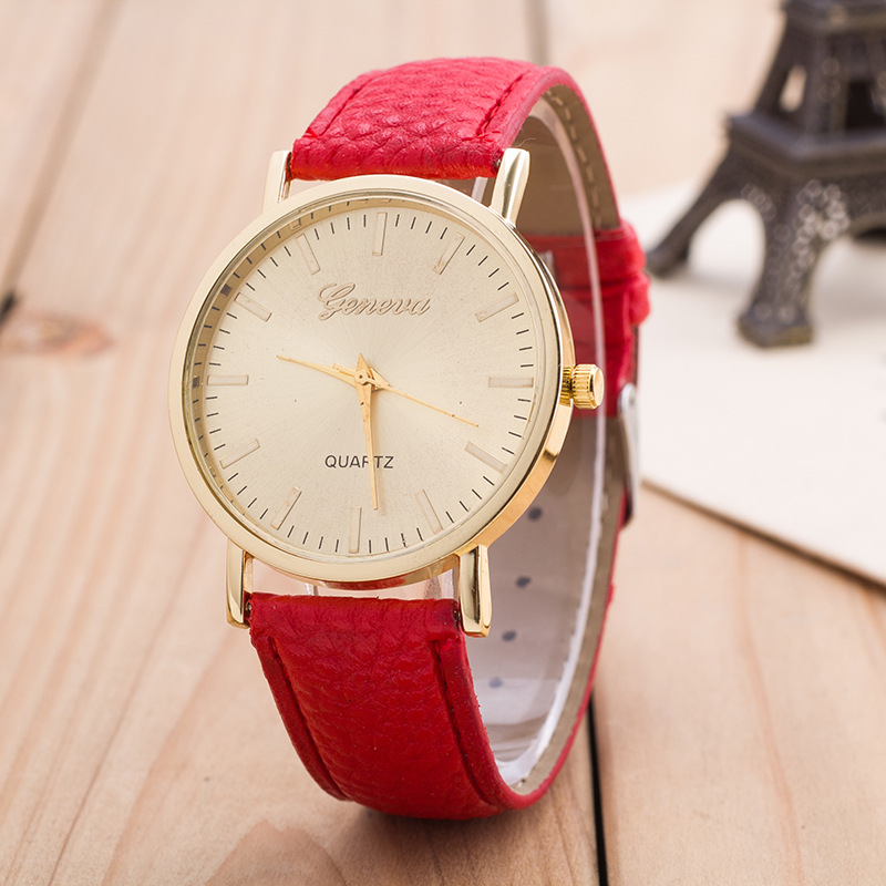 Korean Style Fashion Leather Wristwatch