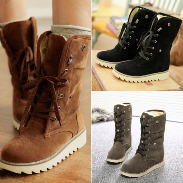 lace up snow boots