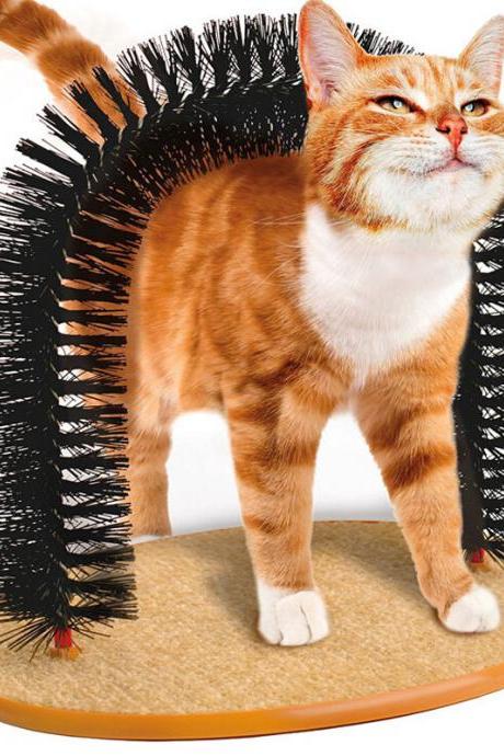 The Cat Scratch Brush Beauty Arch Type Rub Hair Remover Pet Cat Toys