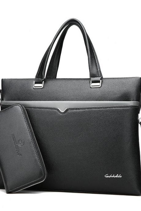 Fashion Briefcase Men’s Handbag（add A Man&amp;#039;s Wallet）