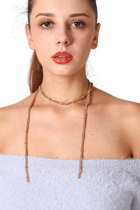 Fashion Trousers Clavicle Necklace