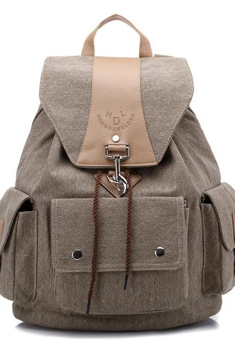 Casual Canvas Unisex Travelling Backpack