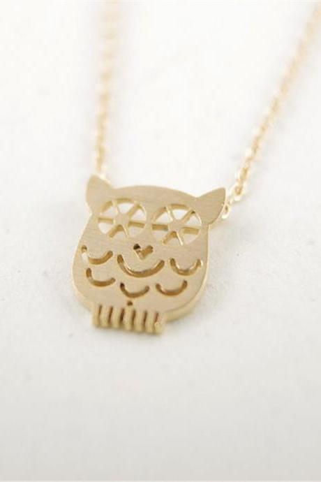 Owl Exquisite Collarbone Necklace