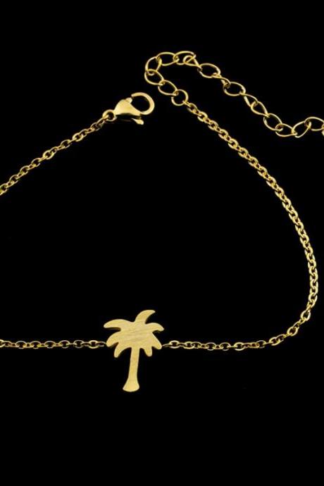 Palm Tree Anklets For Women Foot Jewelry Summer Beach Barefoot Sandals Bracelet Ankle On The Leg