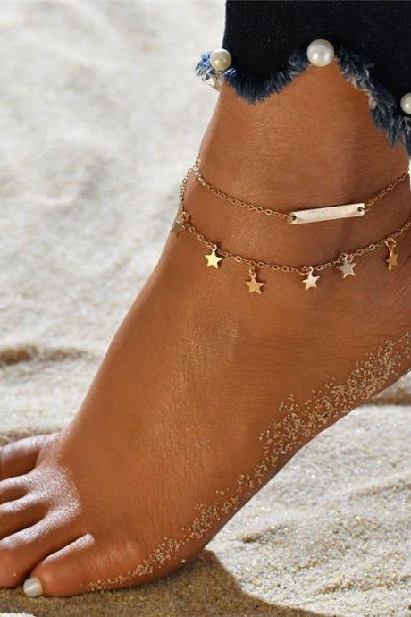 Anklets for Women Foot Accessories Summer Beach Barefoot-2