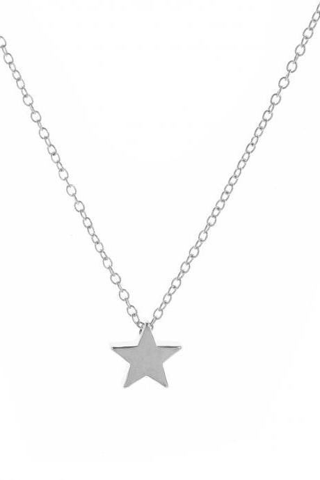Free Shipping Fashion thickened Star Pendant collarbone sweater Necklace-2
