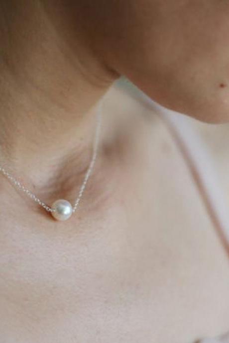 Fashion Street Necklace Pearl Necklace Clavicle Chain-2
