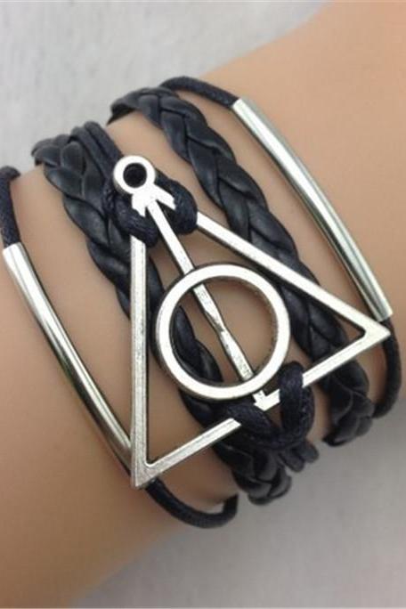 Retro Harry Potter Multi-element Wax Line Fashion Bracelet
