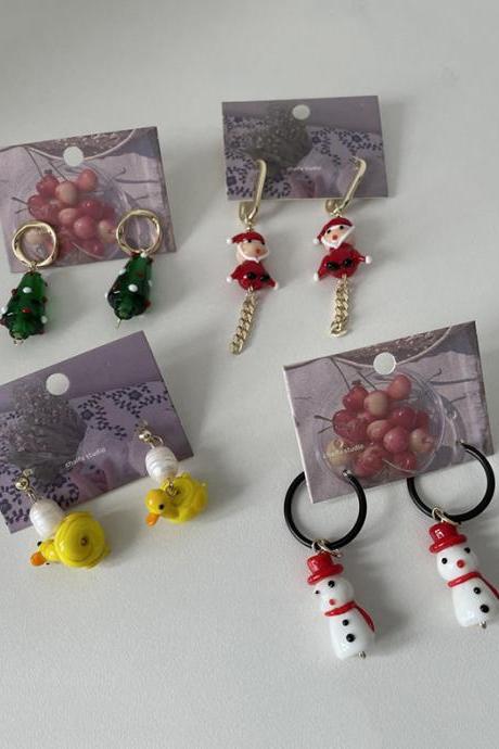 Stylish Christmas Gift Earrings Accessories