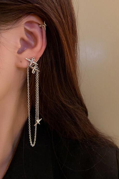 Original Cool Tassels Star Earring