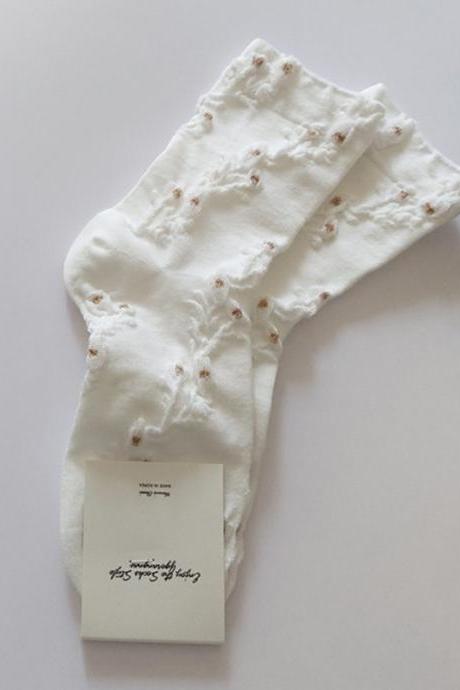 White Original Jacquard Socks