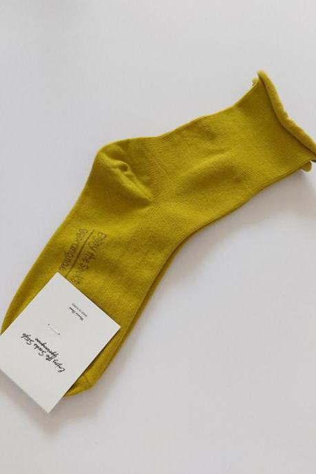 Ginger Simple Casual Socks
