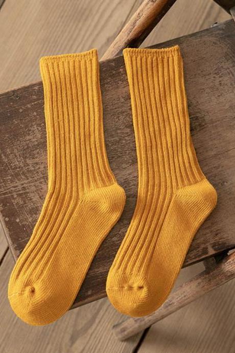 GINGER Vintage Casual Simple Socks