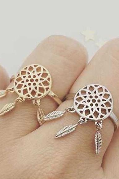 Are European And American Design Dreamcatcher Matte Opening Ring