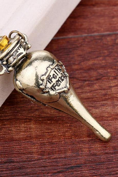Harry Potter Felixfelicis Vial Pendant Necklace