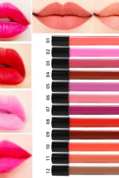 New Women's Waterproof Long Lasting Wet Lip Liquid Pencil Matte Lipstick Lip Gloss Beauty Makeup