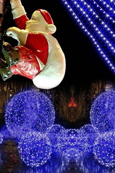 20M 200 LED Blue Lights Decorative Christmas Party Festival Twinkle String Lamp Bulb