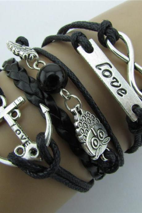 Anchor Love Owls Handmade Friendship Bracelets