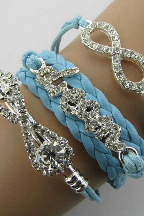 Crystal Dream Diamond Multilayer Woven Bracelet