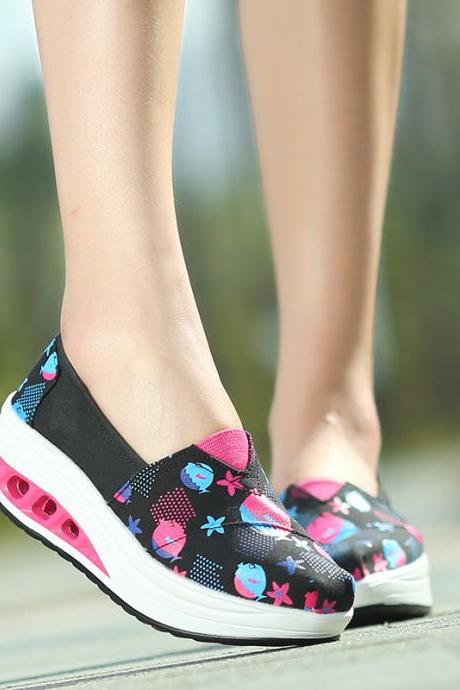 Shaking Print Women's Breathable Sneakers