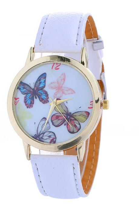 Hot Style Butterfly Leather Watch