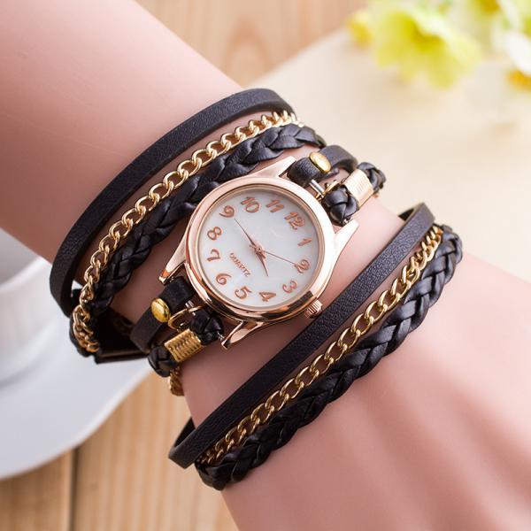 Crystal Woven Multilayer Watch on Luulla