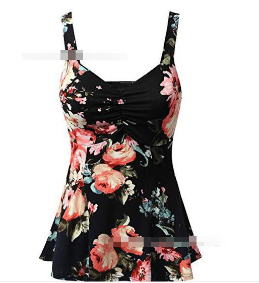 Deux par Deux Girl Floral Printed Tank Top - Child - Macy's