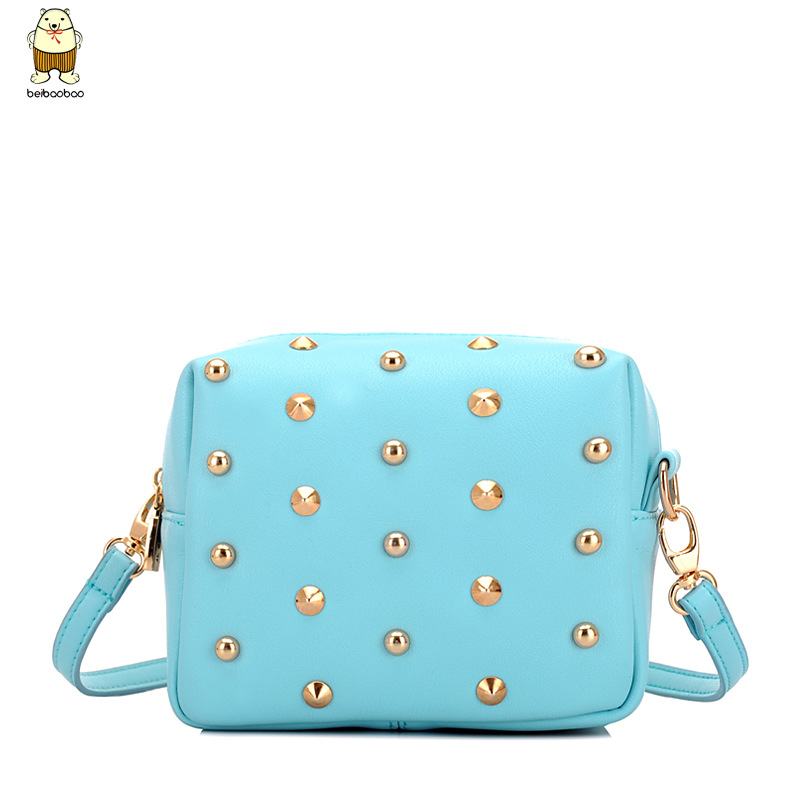 Rivet Decor Multifunctional Crossbody Bag