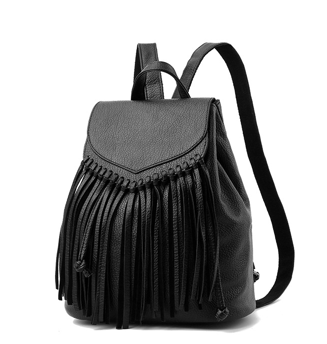 Versatile Tassel Design Women Backpack on Luulla