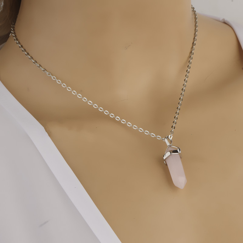 Glass Crystal Short Diamond Pendant Necklace on Luulla